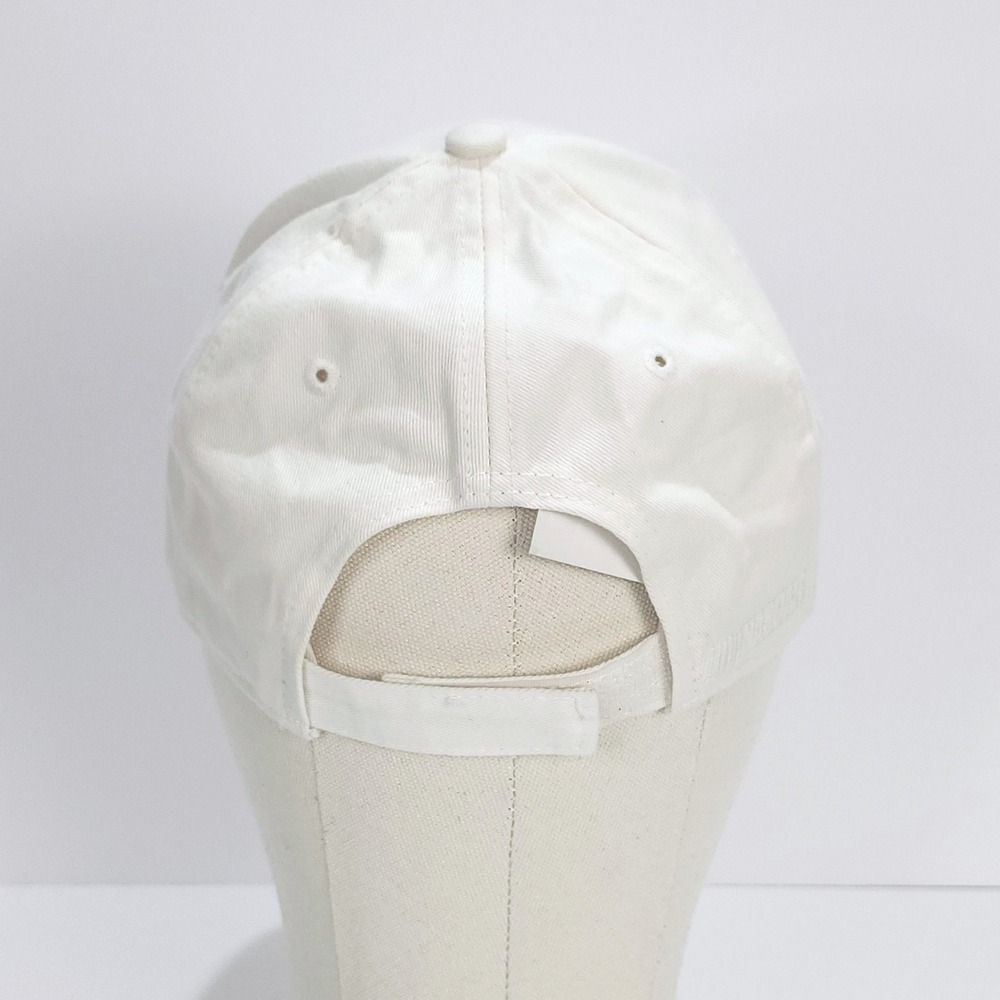 NASCAR‎ Adjustable Baseball Cap Ladies White Rainbow Foil Logo Cotton Hat NEW - Picture 3 of 8